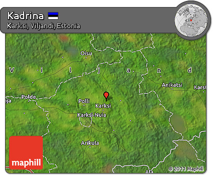 Satellite Map of Kadrina