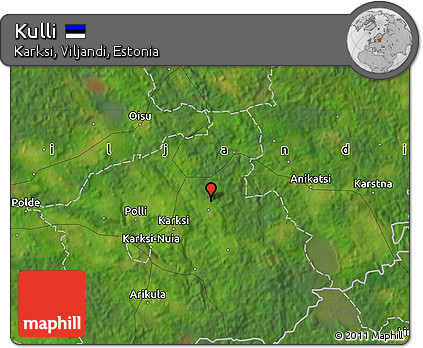 Satellite Map of Kulli