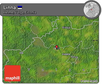 Satellite Map of Linna