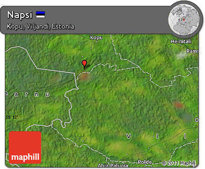 Satellite Map of Napsi
