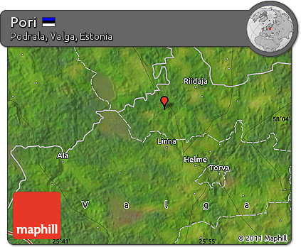 Satellite Map of Pori