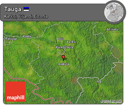 Satellite Map of Tauga