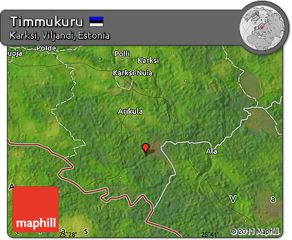 Satellite Map of Timmukuru