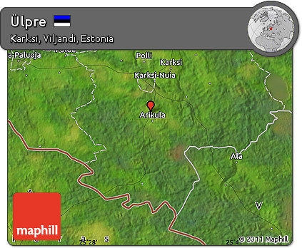 Satellite Map of Ülpre