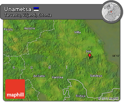 Satellite Map of Unametsa