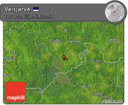 Satellite Map of Veisjärve