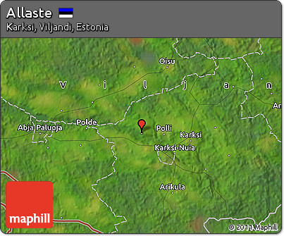 Satellite Map of Allaste