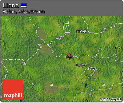 Satellite Map of Linna