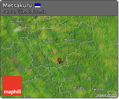 Satellite Map of Metsakuru