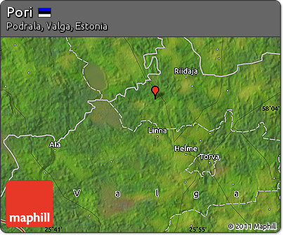 Satellite Map of Pori