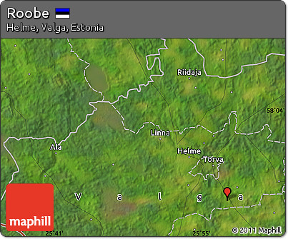 Satellite Map of Roobe