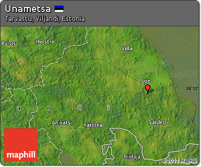 Satellite Map of Unametsa