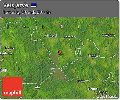 Satellite Map of Veisjärve