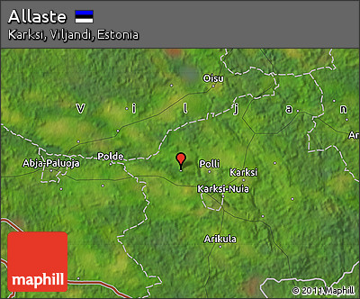 Satellite Map of Allaste