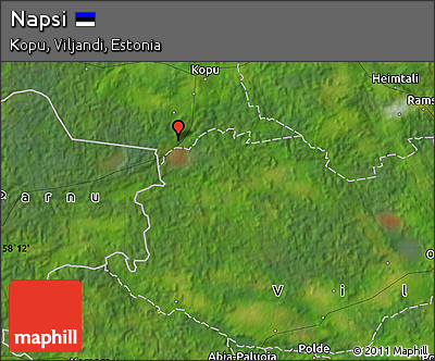 Satellite Map of Napsi