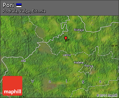 Satellite Map of Pori