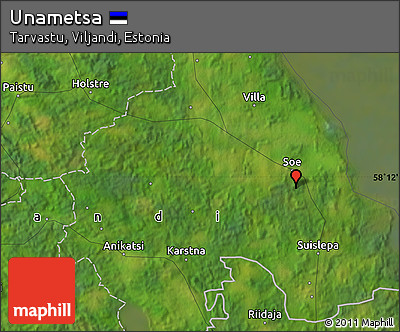 Satellite Map of Unametsa