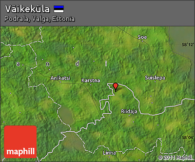 Satellite Map of Väikeküla