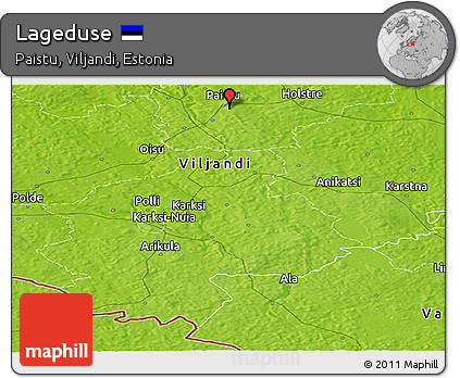Physical Panoramic Map of Lageduse