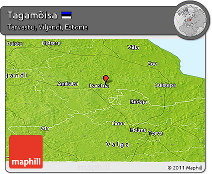 Physical Panoramic Map of Tagamõisa