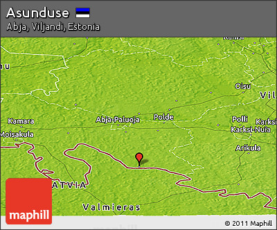 Physical Panoramic Map of Asunduse