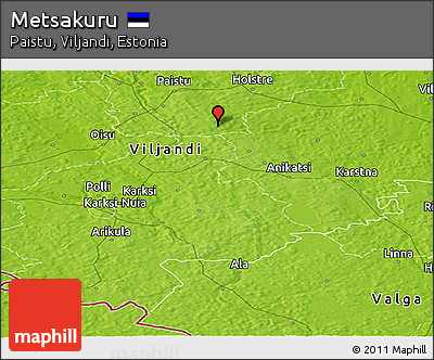 Physical Panoramic Map of Metsakuru