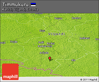 Physical Panoramic Map of Timmukuru