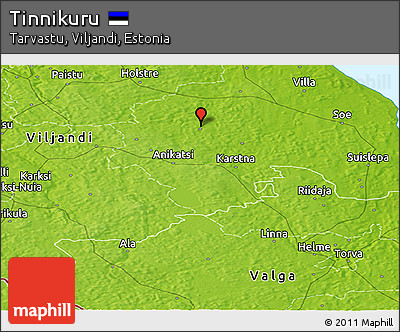 Physical Panoramic Map of Tinnikuru
