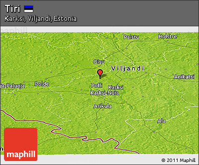 Physical Panoramic Map of Tiri