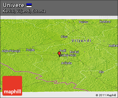 Physical Panoramic Map of Univere