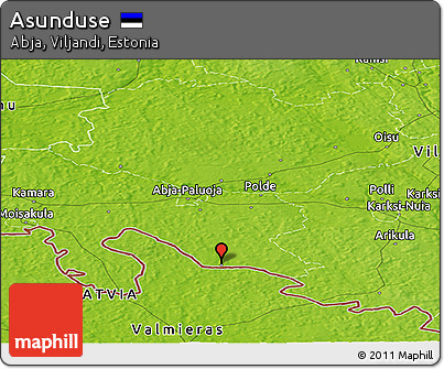 Physical Panoramic Map of Asunduse