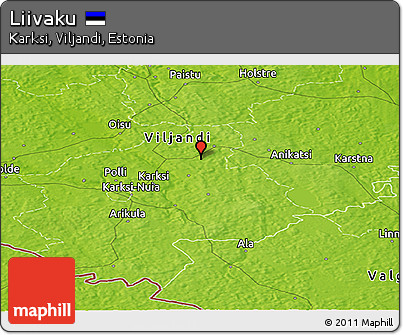 Physical Panoramic Map of Liivaku