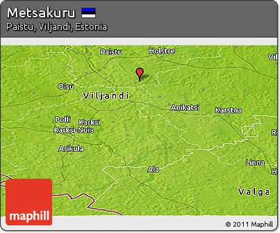 Physical Panoramic Map of Metsakuru