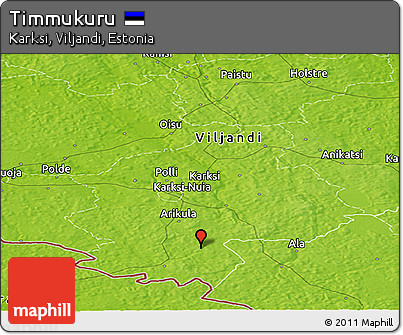 Physical Panoramic Map of Timmukuru