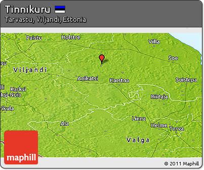 Physical Panoramic Map of Tinnikuru