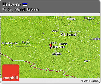 Physical Panoramic Map of Univere