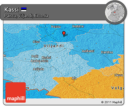 Political Panoramic Map of Kassi