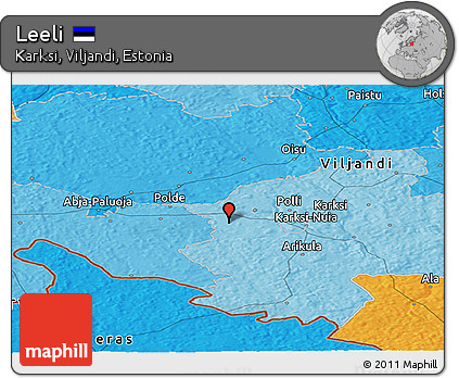Political Panoramic Map of Leeli