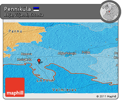 Political Panoramic Map of Penniküla