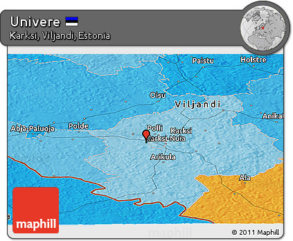 Political Panoramic Map of Univere