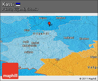 Political Panoramic Map of Kassi