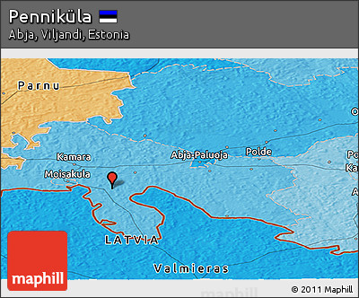 Political Panoramic Map of Penniküla