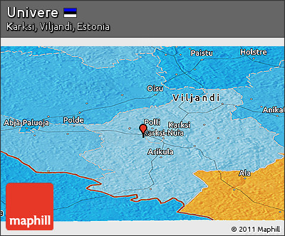 Political Panoramic Map of Univere