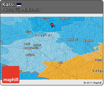 Political Panoramic Map of Kassi