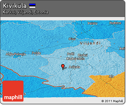 Political Panoramic Map of Kiviküla