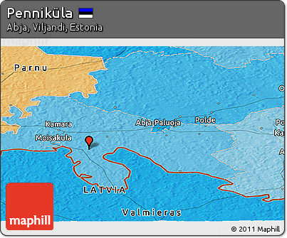 Political Panoramic Map of Penniküla