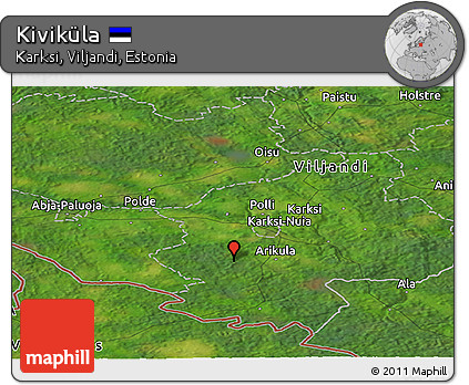 Satellite Panoramic Map of Kiviküla