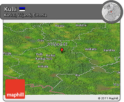 Satellite Panoramic Map of Kulli