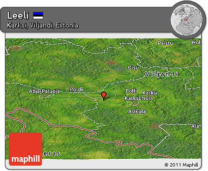Satellite Panoramic Map of Leeli