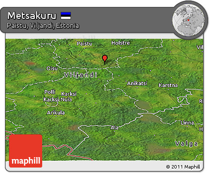 Satellite Panoramic Map of Metsakuru